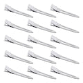 60Pcs Hairdressing Sectioning Hair Clips Duck Bill Hairpin Salon Metal Curl Clip