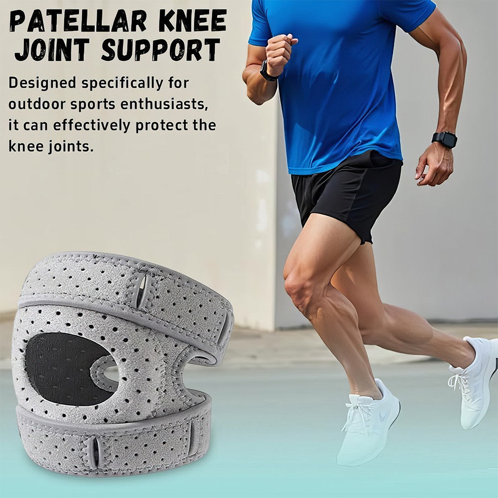 2 Pack Knee Brace Support with Gel Pad and Side Stabilizers – Adjustable Knee Sleeve for Sports and Joint Pain Relief
