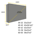 Waterproof Outdoor TV Cover – Dustproof Protector for 30–65 Inch Televisions