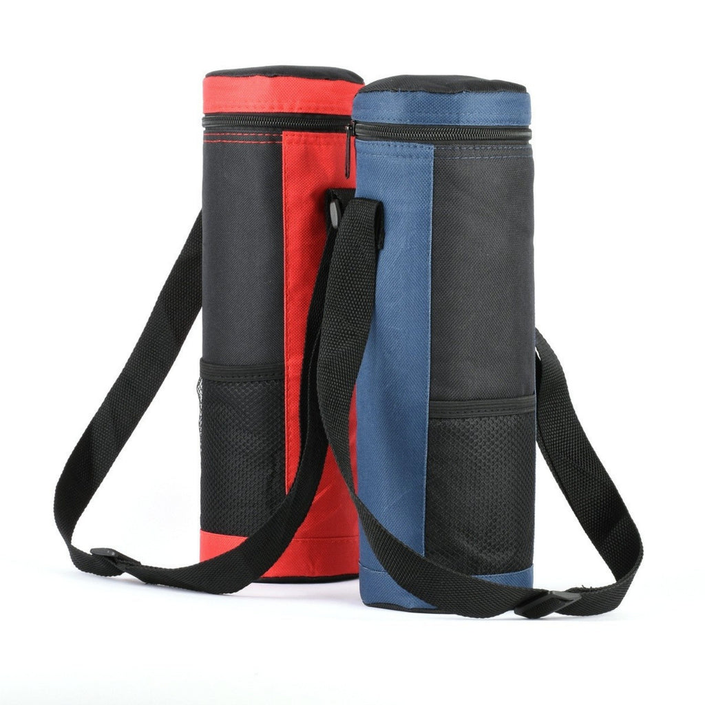 2pcs Insulated Wine Bottle Tote Bags | Portable Wine Cooler Carrier with Handle & Strap