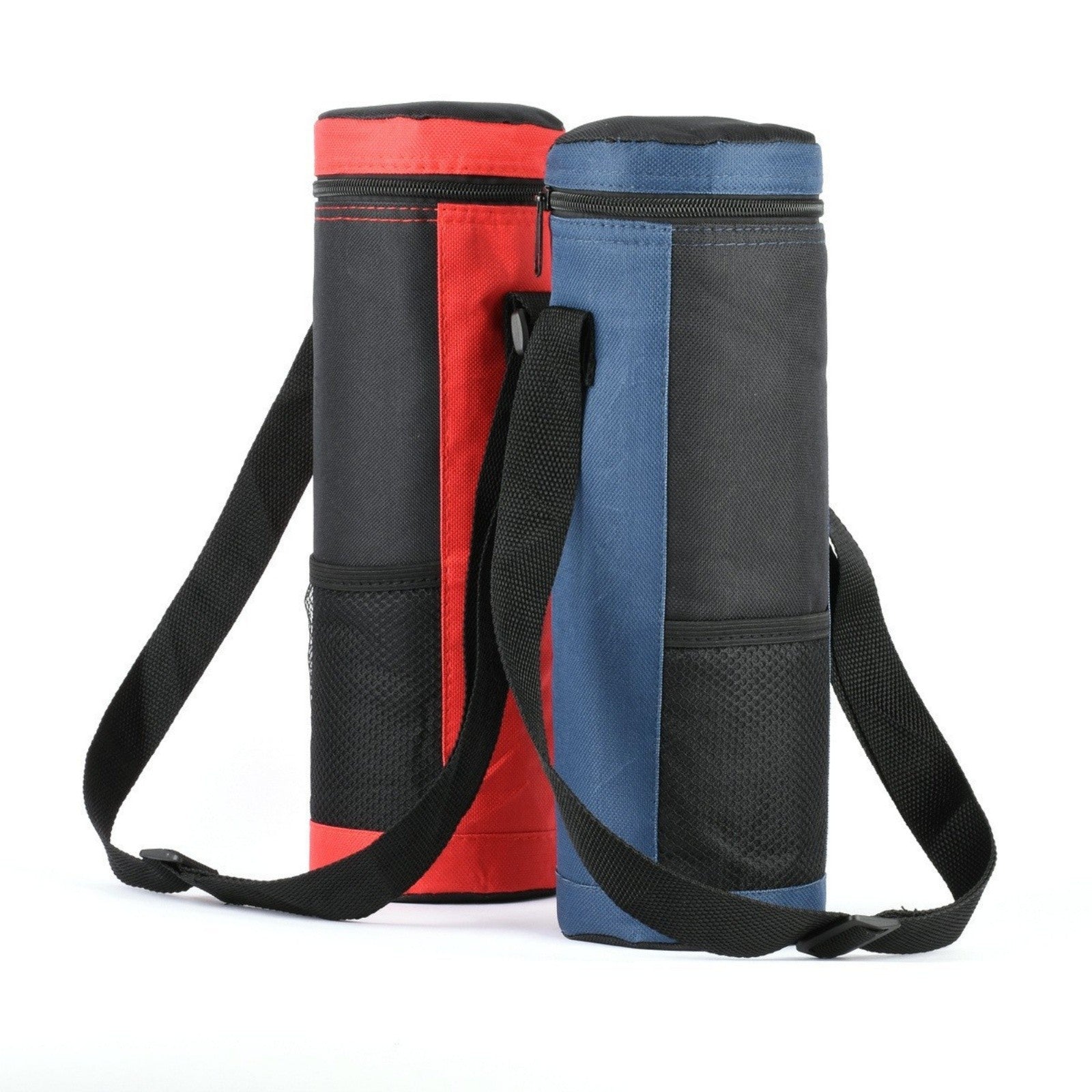 2pcs Insulated Wine Bottle Tote Bags | Portable Wine Cooler Carrier with Handle & Strap