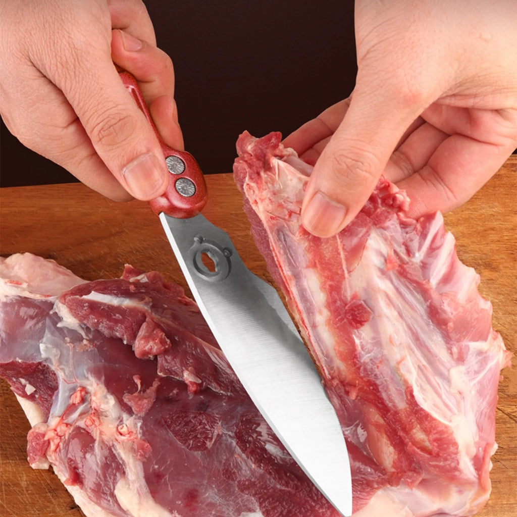 2pcs Heavy Duty Kitchen Scissors | Stainless Steel Meat Bone Shears & Beer Opener