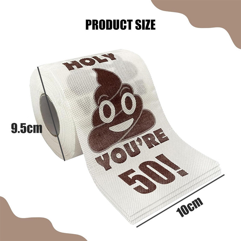 Prank Funny Toilet Paper Roll Birthday Decoration Birthday Gifts Women Men Gift