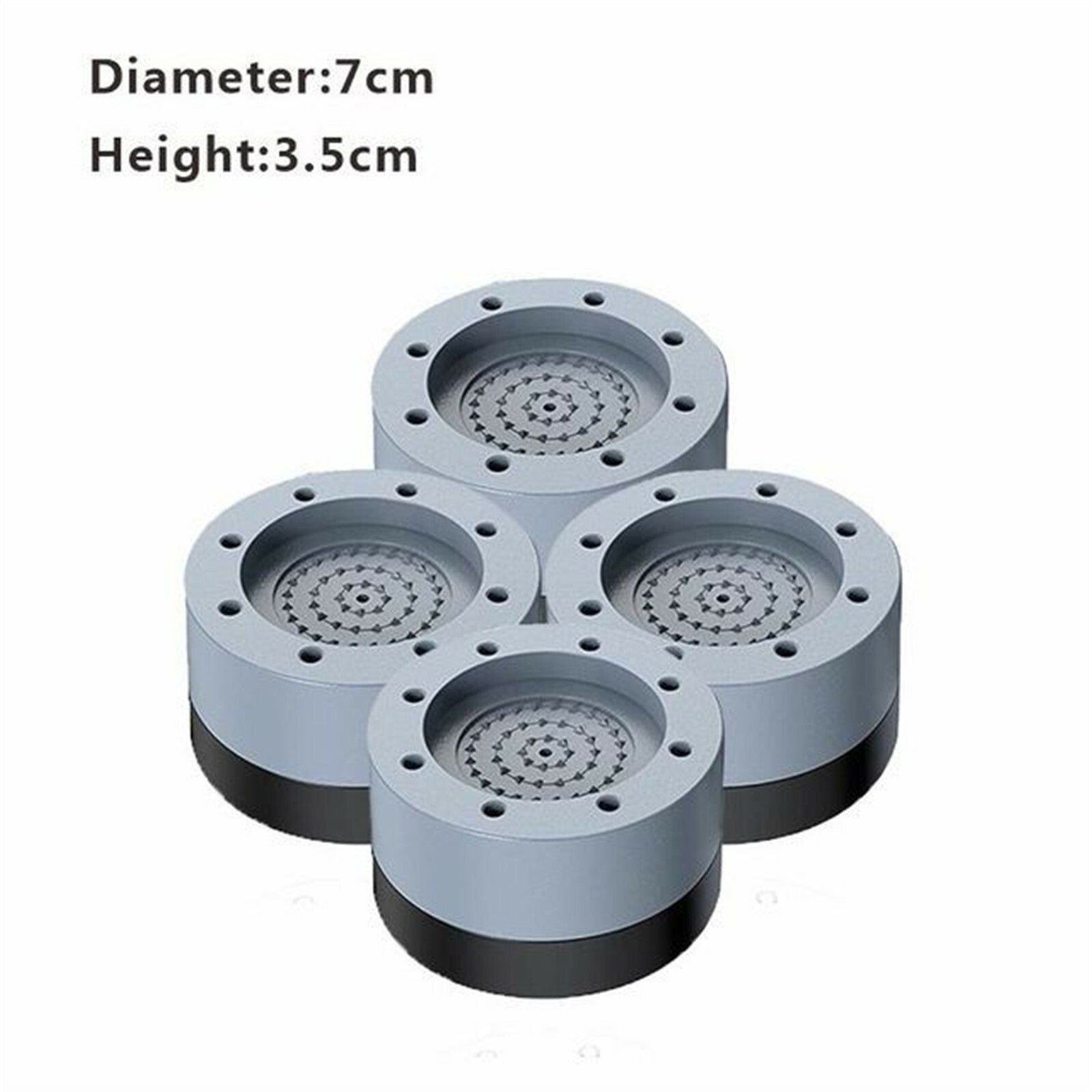4pcs Anti-Vibration Washing Machine Pads | Non-Slip Appliance Feet Floor Protectors