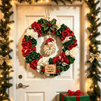 3D Fabric Poke Wreath DIY Kit Christmas Handmade Wreath Craft Set Party Decor