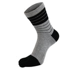 4 Pairs Cotton Toe Socks for Men and Women - Ankle Five Finger Athletic Running Socks