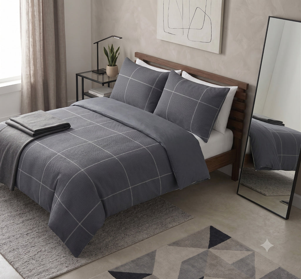 Quilt Cover Set | Jacquard Duvet Cover | All-Season Bedding | AU Standard Sizes