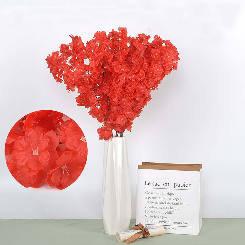 Artificial Cherry Blossom Flower Branch 95cm Silk Wedding Party Home Decoration