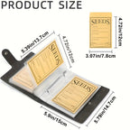 2 Sets Seed Storage Organizer with Kraft Paper Envelopes – Garden Seed Packet Binder and Storage Bags