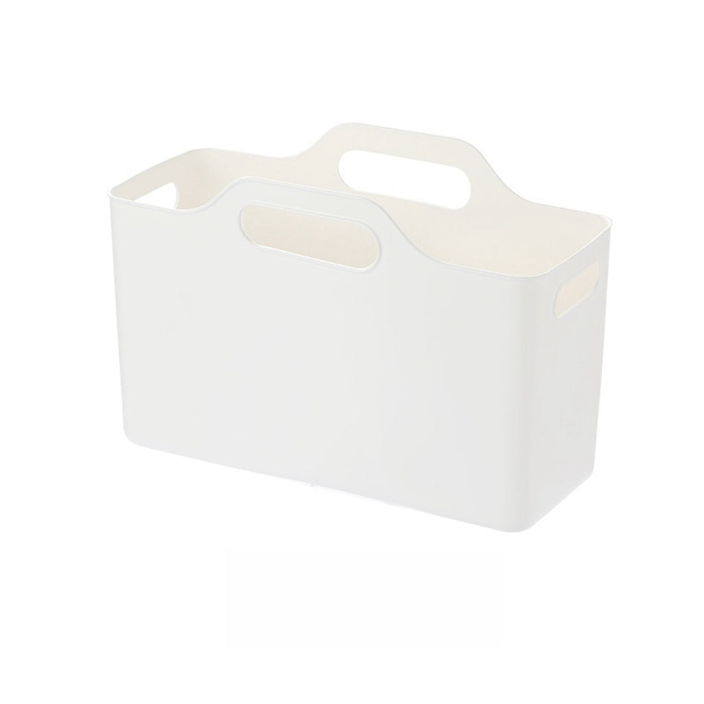 3PCS Plastic Storage Basket with Handle – Multi-Purpose Cosmetic & Household Organizer