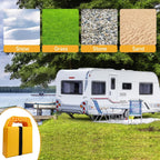 4PCS RV Stabilizer Jack Leg Pads - Caravan Awning Leg Support Level Pads Yellow
