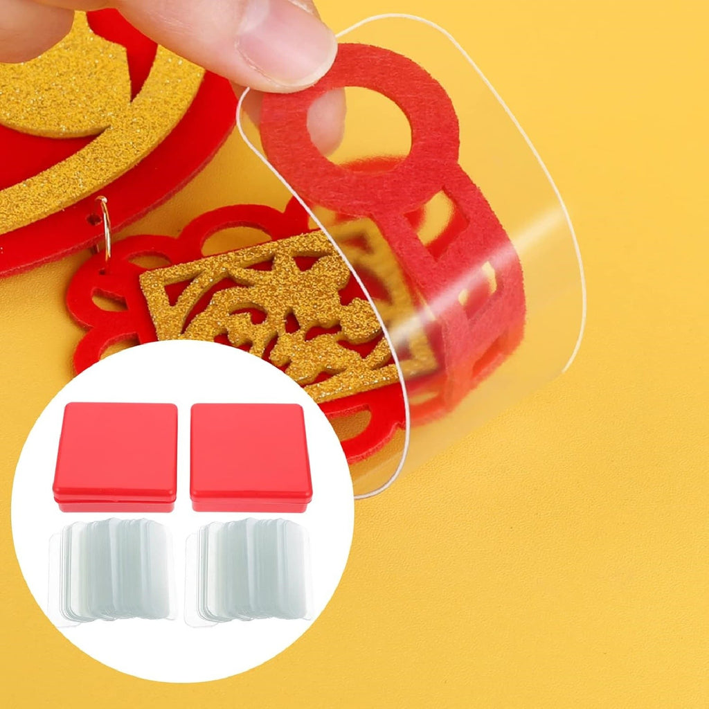 600PCS Strong Double Sided Adhesive Tape Waterproof Removable Mounting Stickers