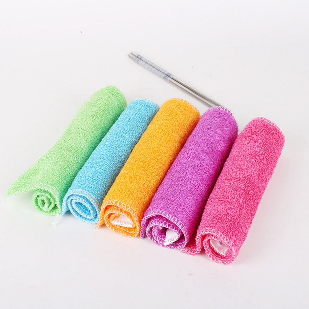 10/20pcs Microfiber Cleaning Cloth Kitchen Dish Towels Car Wash Drying Cloth