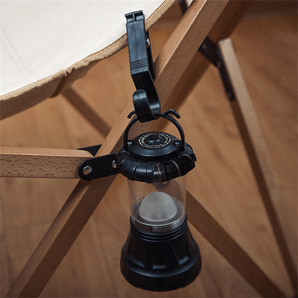 4PCS Outdoor Tent Canopy Clip Hooks - Camping Cloth Clamp Holder Accessories