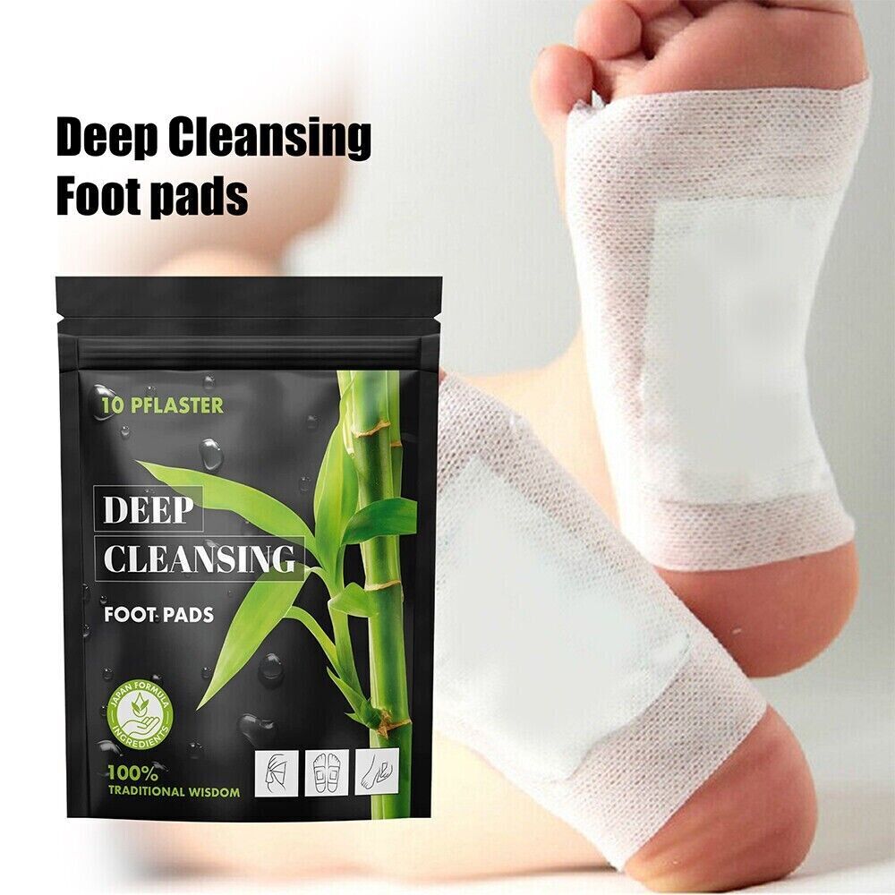 10-500Pcs Detox Foot Patches Pads Natural plant Toxin Removal Sticky Adhesive AU