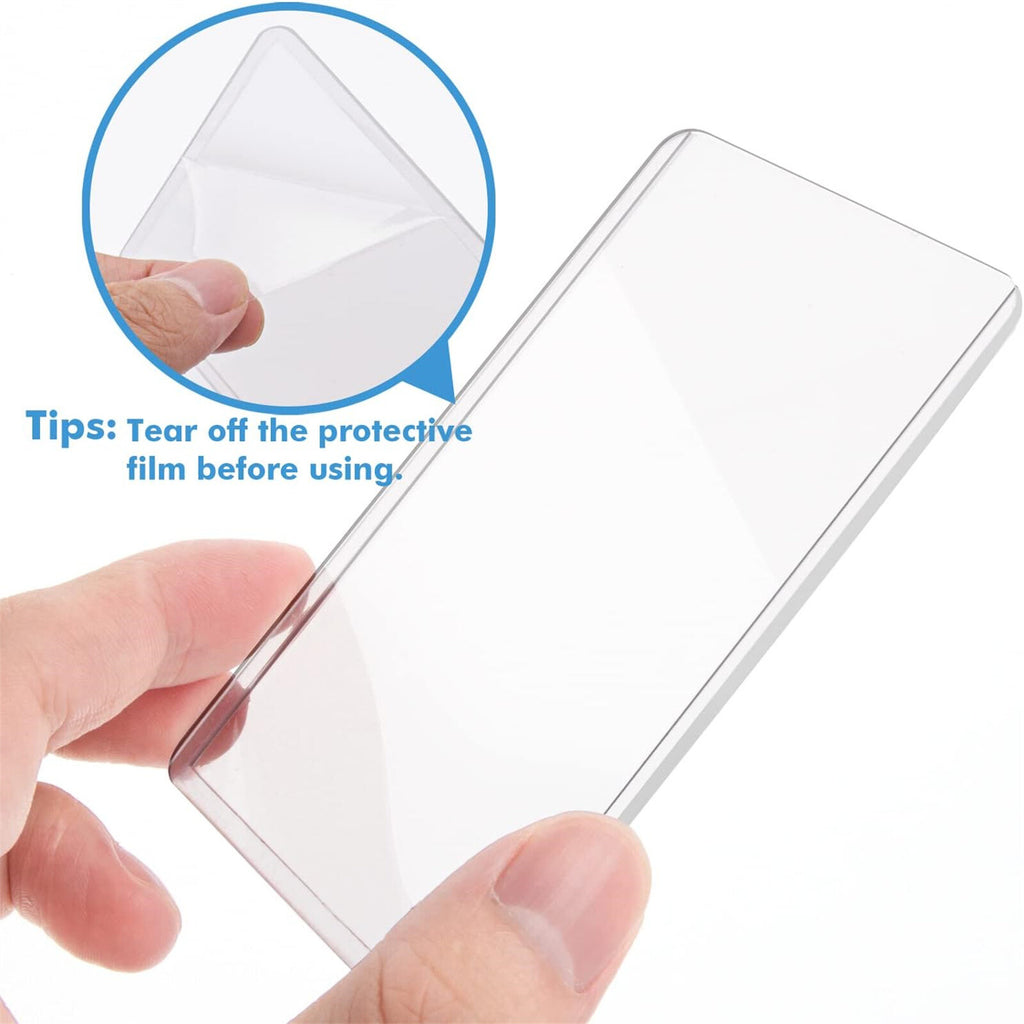 50 Pack 35PT Top Loader Card Holders – Clear Rigid Baseball and Trading Card Protectors