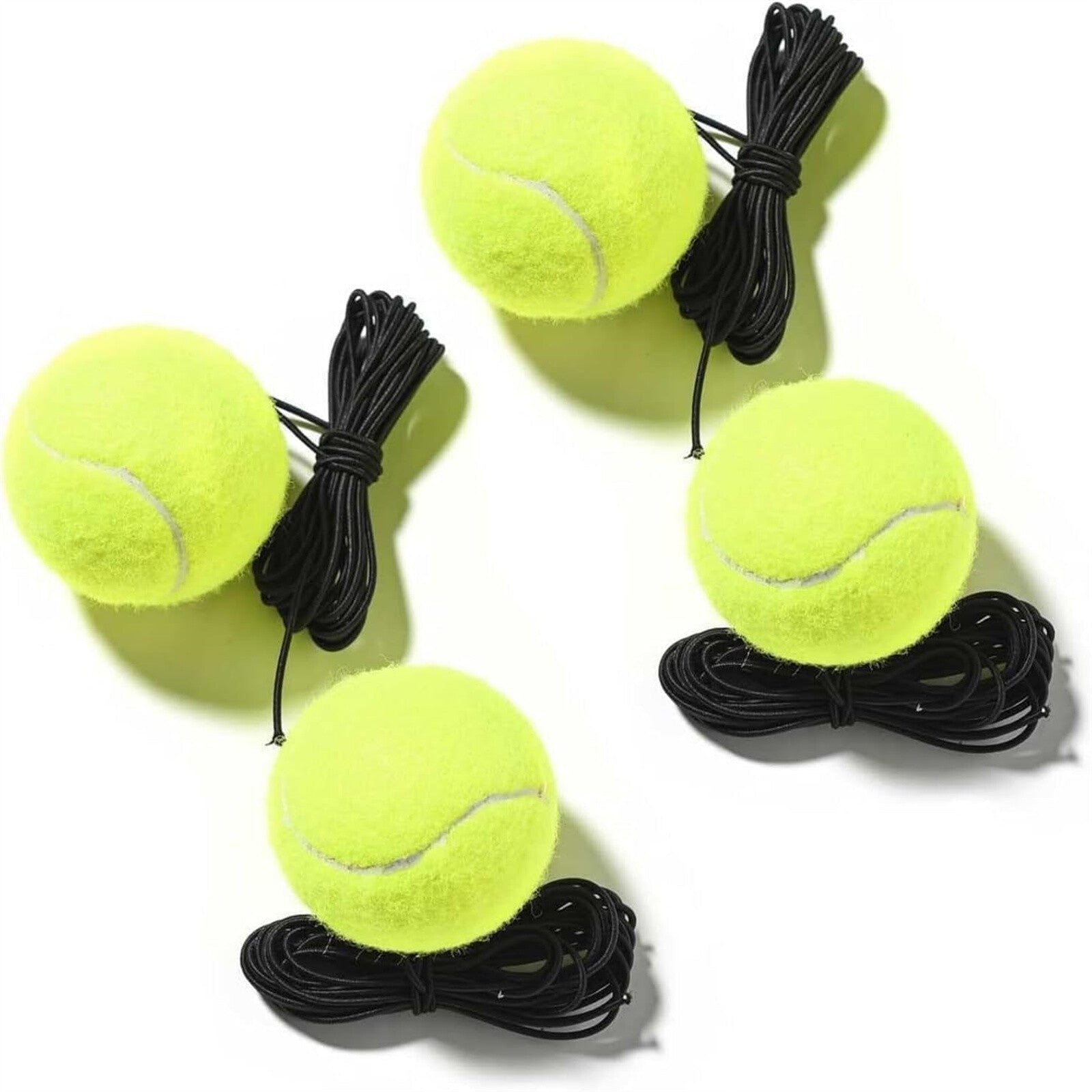 3PCS Tennis Trainer Replacement Balls with String Practice Training Balls