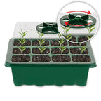 20 Sets 12-Cell Seed Starter Tray Kit with Plant Labels | Seedling Propagation Grow Box