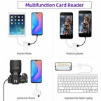 2 in 1 SD TF Card Reader & 3 in 1 Camera Reader Adapter for iPhone 11-14 Pro Max
