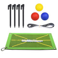 Golf Training Mat for Swing Detection Batting Portable Practice Rug Hitting Aid