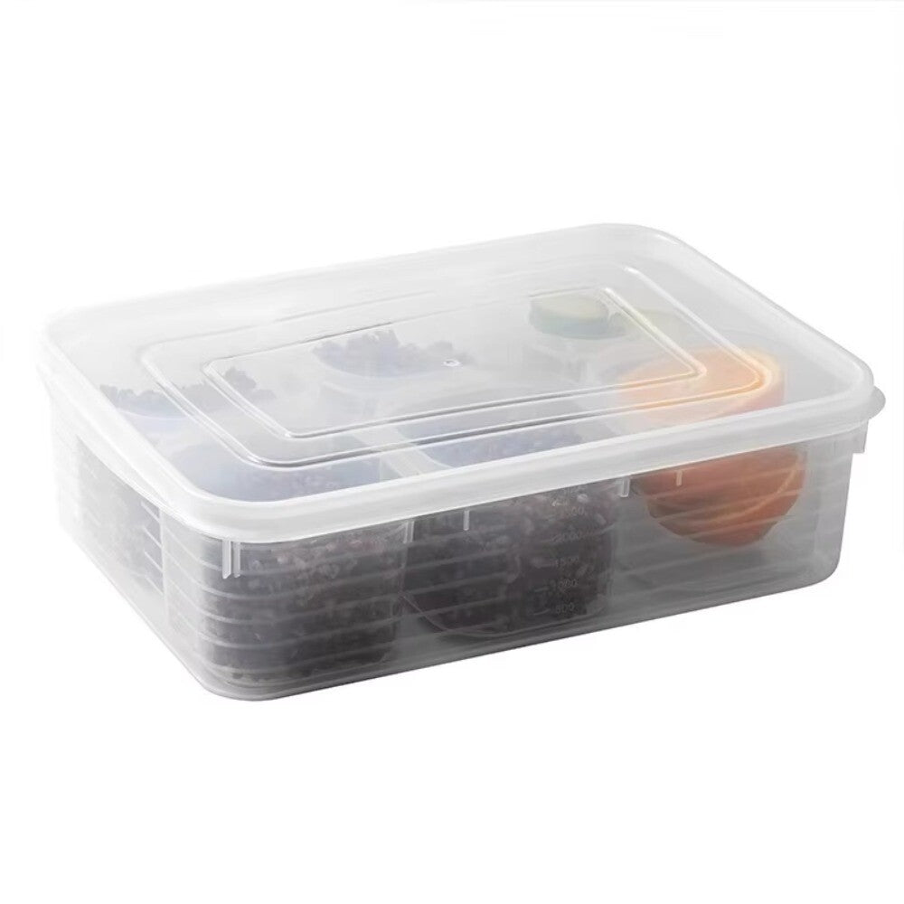 Multifunction Refrigerator Storage Container Set – 6 Small Boxes + 1 Large Fresh Food Organizer