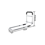 Adjustable Bedside Safety Rail for Elderly | Bed Assist Grab Bar for Fall Prevention & Mobility Support