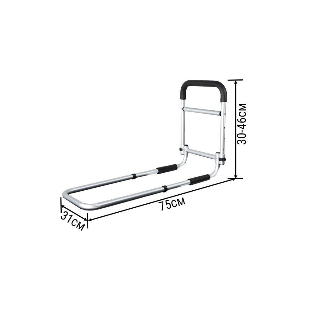 Adjustable Bedside Safety Rail for Elderly | Bed Assist Grab Bar for Fall Prevention & Mobility Support