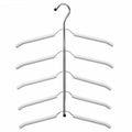 2PCS Multi-Layer Clothes Hanger Rack – Metal Space Saving Closet Organizer