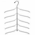2PCS Multi-Layer Clothes Hanger Rack – Metal Space Saving Closet Organizer