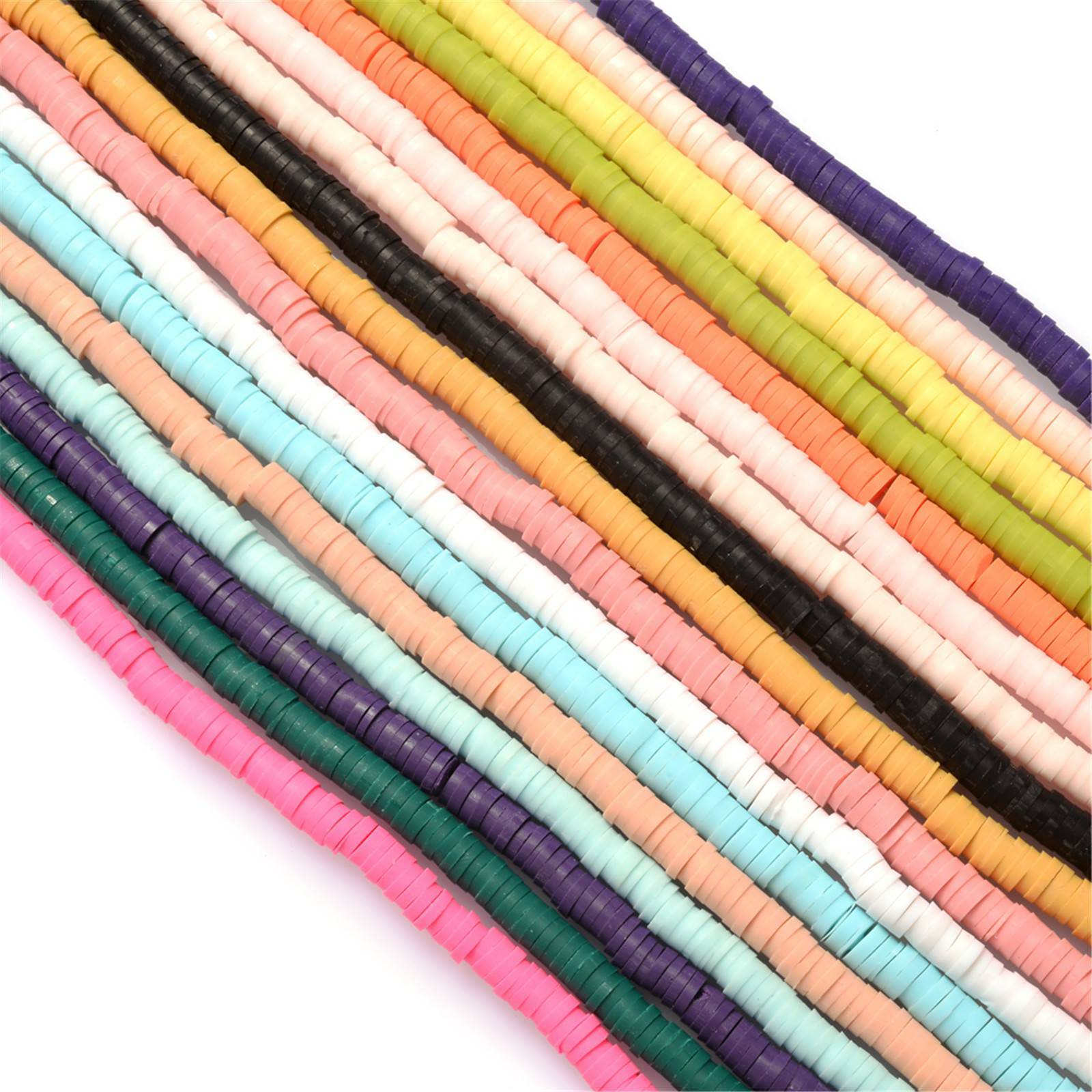 4300PCS Polymer Clay Beads Kit DIY Bracelet Jewelry Making Beads Set