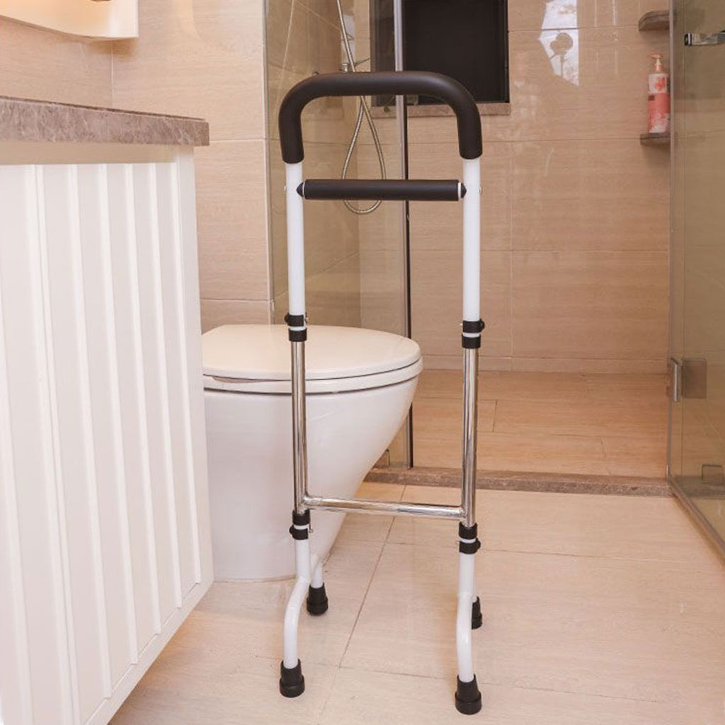 Adjustable Lift Assist Handle Elderly Bedside Toilet Safety Rail Non-Slip Mobility Support