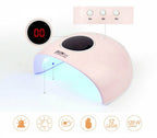120W UV LED Nail Lamp – Professional Gel Nail Polish Dryer with LCD Timer (USB)