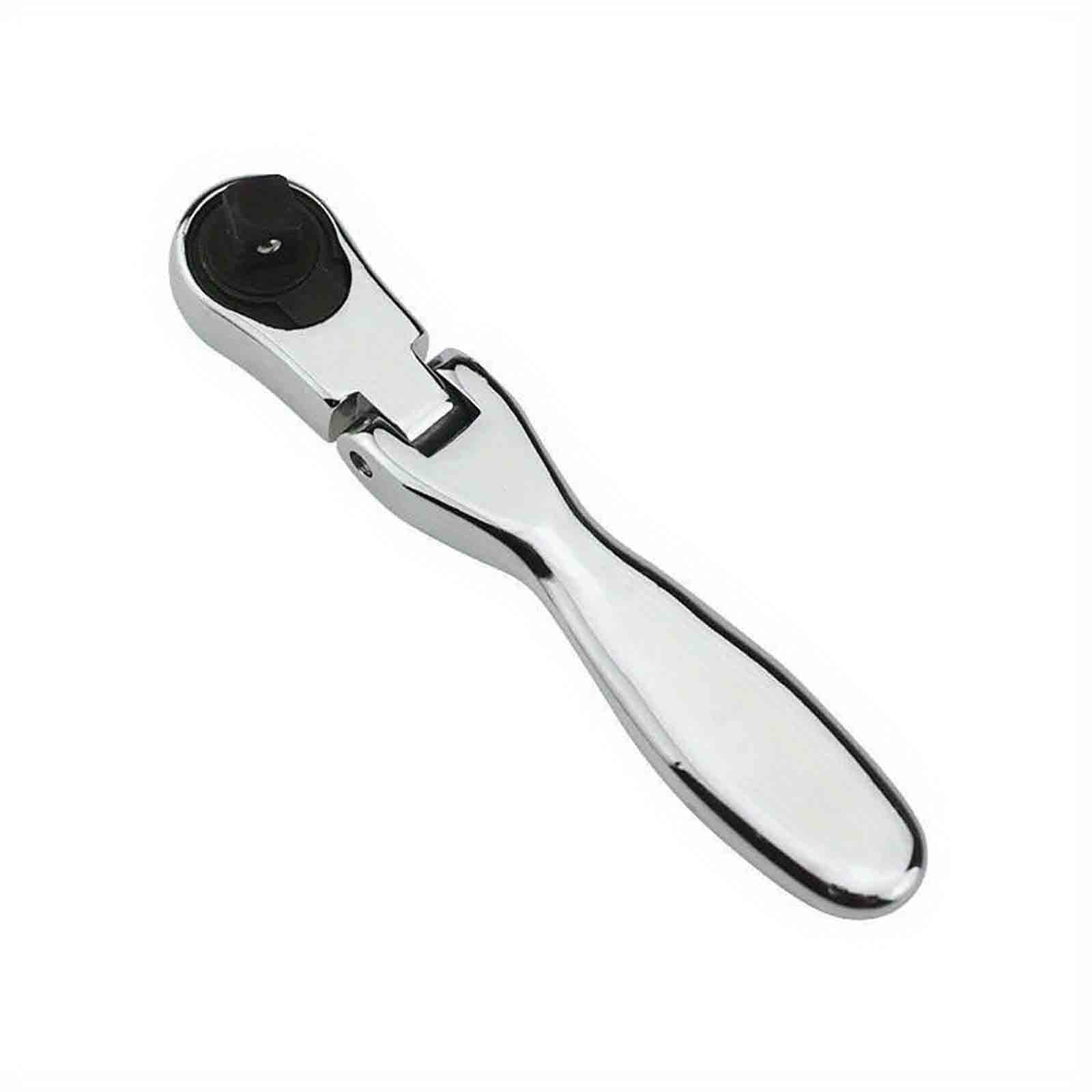 1/4 Inch 2 in 1 Mini Ratchet Wrench – 72 Tooth Dual End Quick Rotation Screwdriver Handle