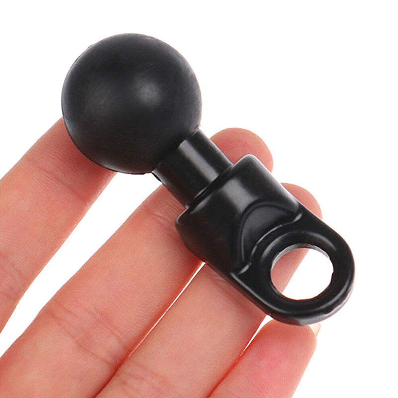 2pcs Motorcycle Mirror Mount Base 10mm | 1" Ball Adapter for GPS & Phone Holders