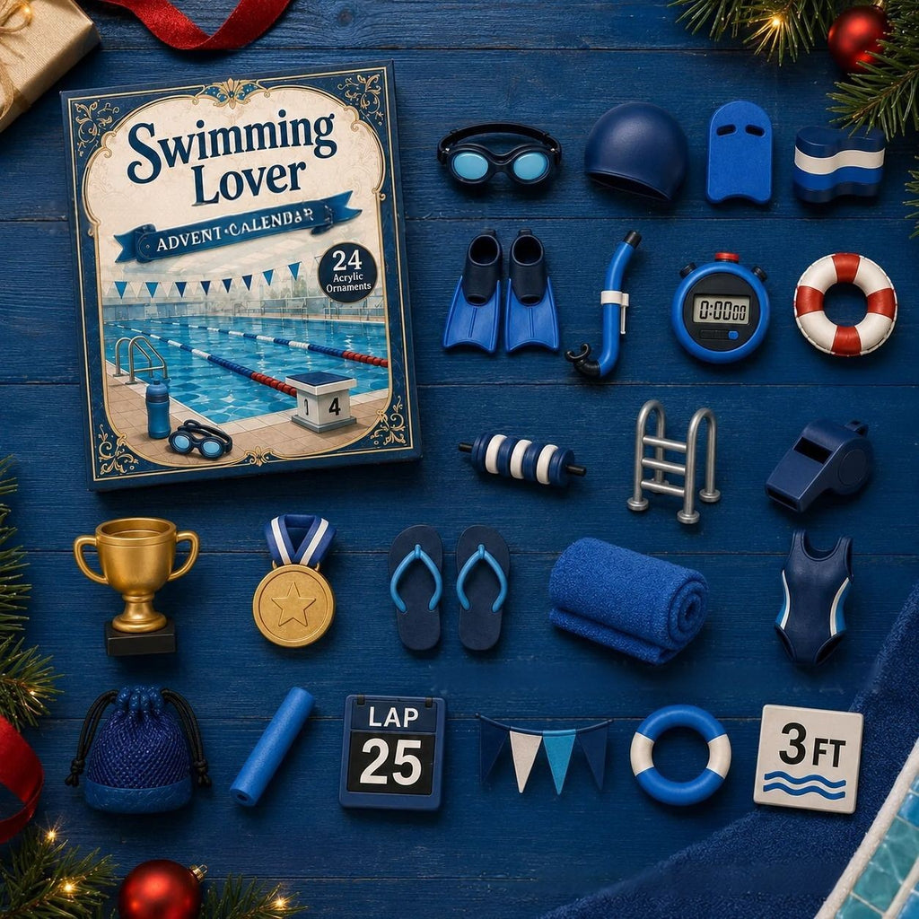 2026 24 Days Countdown Calendar Gift Swimming Christmas Advent Calendar Surprise