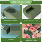 10pcs Floral Foam Bricks Wet & Dry | Florist Foam Blocks for Flower Arrangements