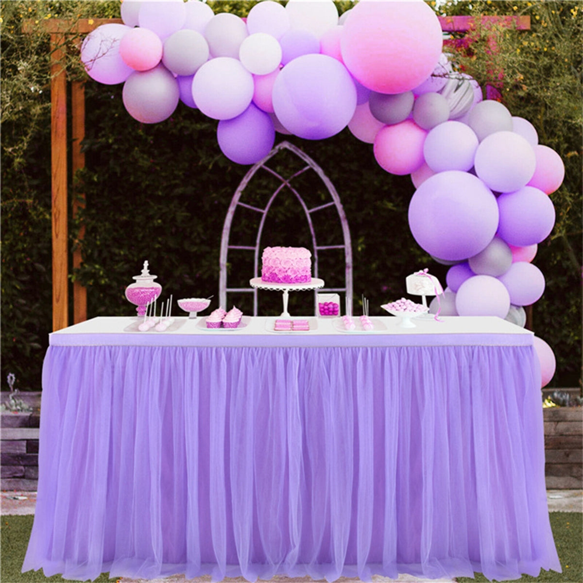 Tulle Tutu Table Skirt Wedding Birthday Baby Shower Party Table Decoration