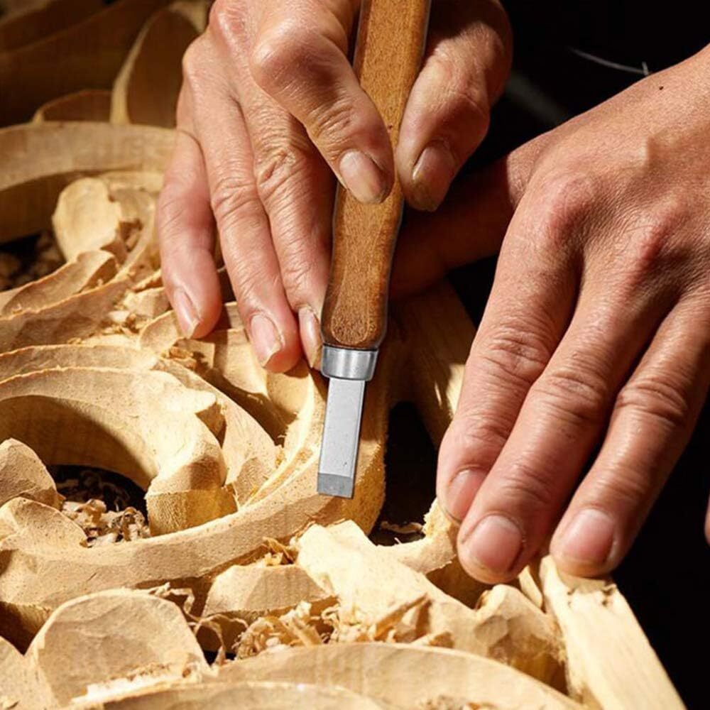 24pcs Wood Carving Tool Set | Carbon Steel Chisels Knife Kit for DIY Crafts