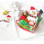 50~200x Christmas Party Lollipop Lolly Holder Sugar-loaf Paper Card Holder Xmas