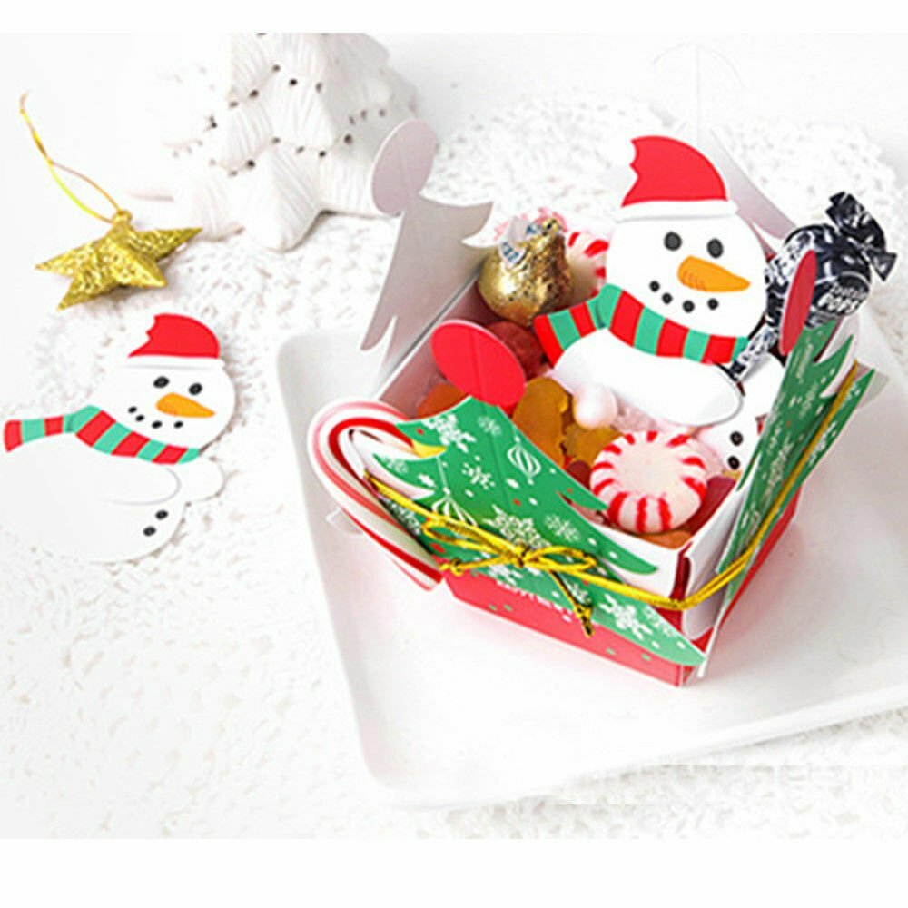 50~200x Christmas Party Lollipop Lolly Holder Sugar-loaf Paper Card Holder Xmas