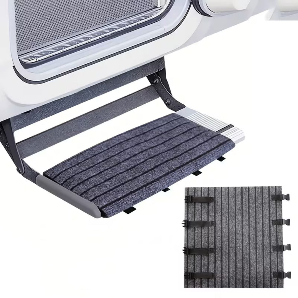 Rv Stair Covers Non-slip 18inch Wide Rv Step Mat Adjustable Heavy Duty adaptable