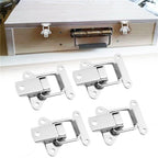 8 X Stainless Steel Clasp Case Clip Loop Suitcase Box Trunk Latch Lock Guitar AU