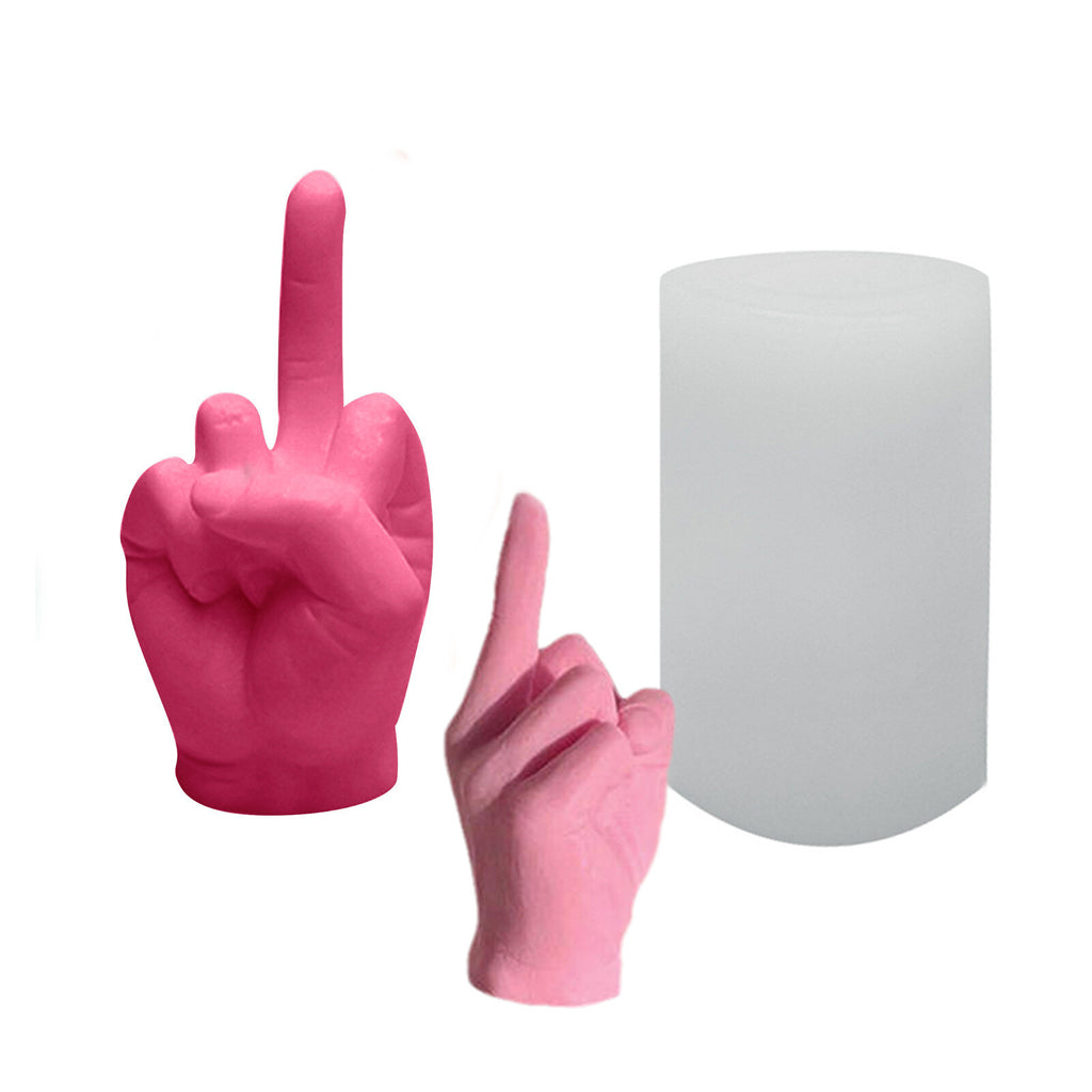 3D Gesture Candle Silicone Mold - DIY Aromatherapy Candle and Plaster Mould