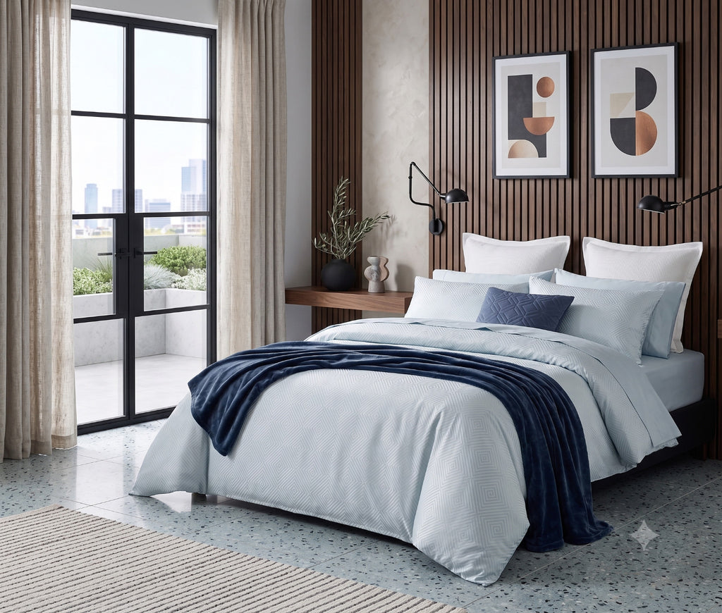 Quilt Cover Set | Jacquard Duvet Cover | All-Season Bedding | AU Standard Sizes
