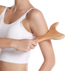 2pcs Beechwood Massage Scraping Board | Wooden Gua Sha Body Massager Tool