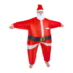 Inflatable Santa Claus Costume Christmas Suit, Funny Props Outfit Xmas OD