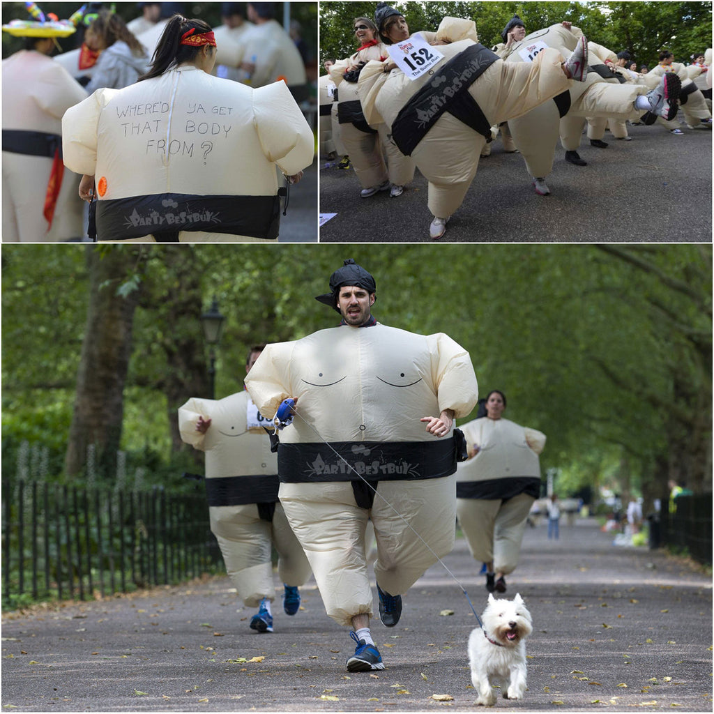 Halloween Inflatable Party Sumo Wrestler Suits Adult PaInflatable Sumo Wrestler Costume Adult | Funny Halloween Party Fancy Dress Suitrty Costume Fancy Dress U