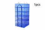5-Tier Hanging Food Drying Net Rack – Air Dry Mesh Dehydrator for Herbs, Vegetables, Fish and Jerky (50×50×95cm)