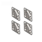 40pcs Stainless Steel Sun Shade Sail Hardware Kit | Wall Mount Fixing Accessories Set