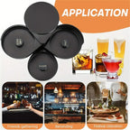 2pcs 3-Tier Cocktail Glass Rimmer | Bar Salt Sugar Seasoning Box for Bartender